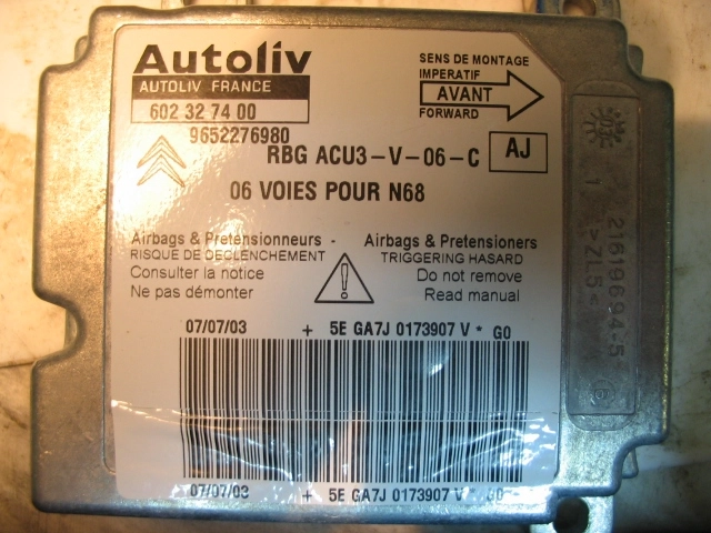 9652276980AJ 602327400 CITROEN XARA 95080 CRASH+CLEAR SRS.rar